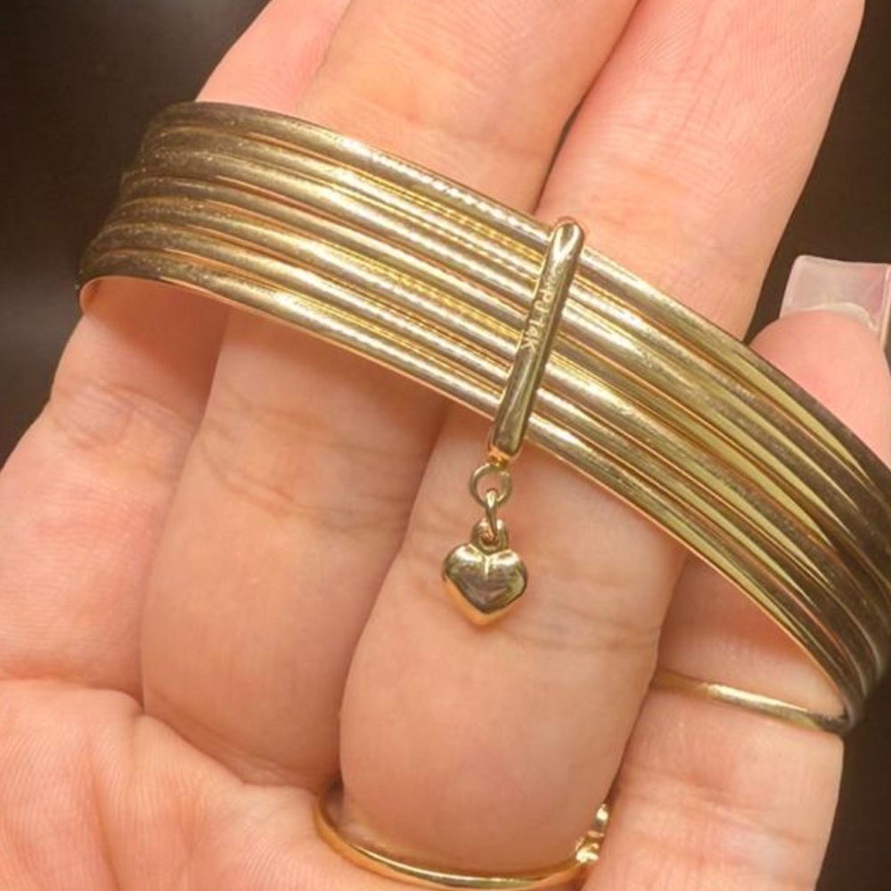 Semanario 7 Bangle Bracelet 14K Gold